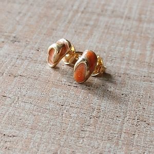 Flip Flop Gold Corral Stud Earrings